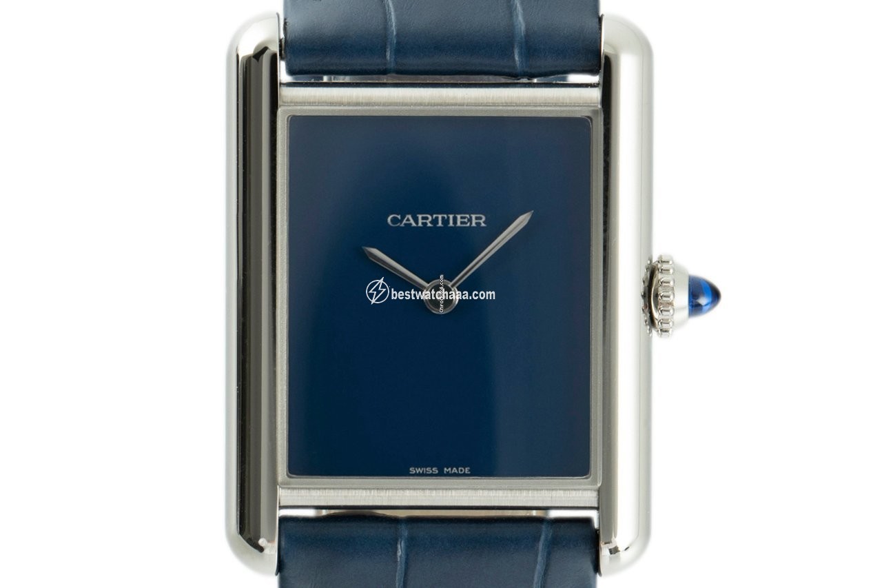Cartier Tank Mens watch Unisex Quartz Steel WSTA0055