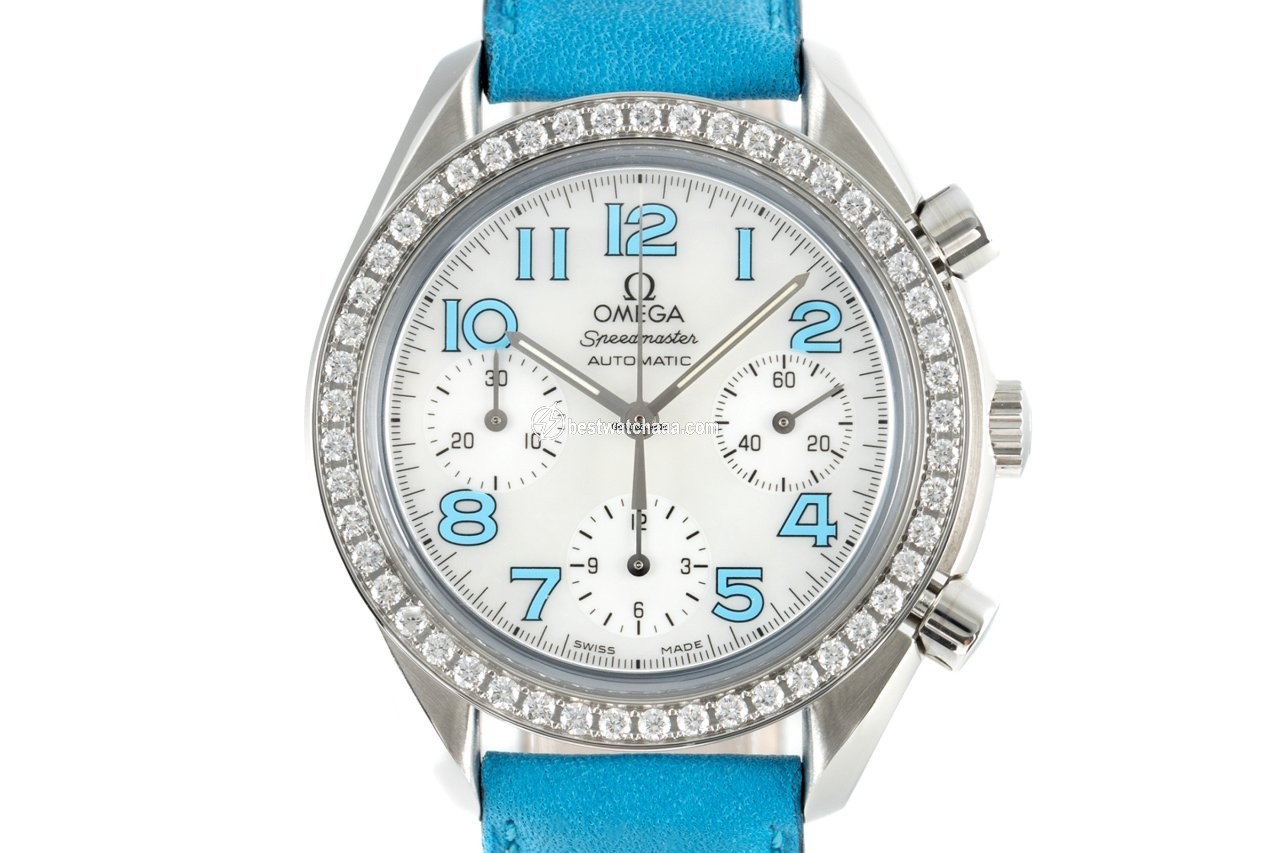 Omega Speedmaster Ladies Chronograph Womens watch Automatic Steel 3835.70.36