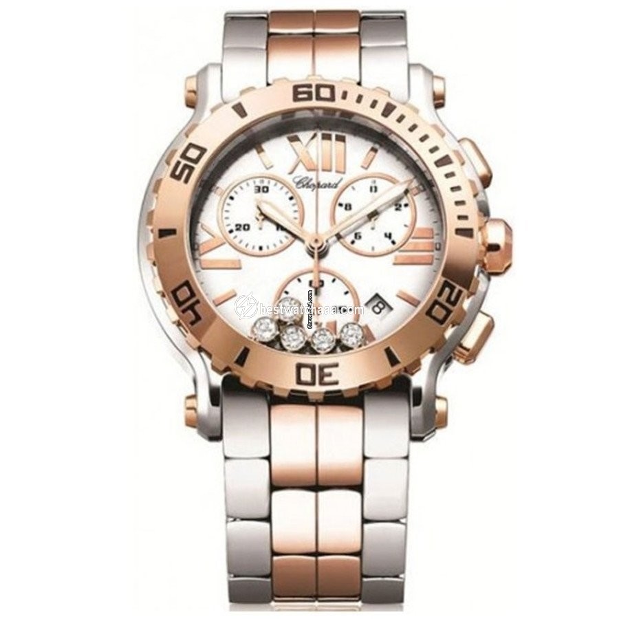 Chopard Happy Sport Mens watch Unisex Quartz Gold Steel 288499-6002