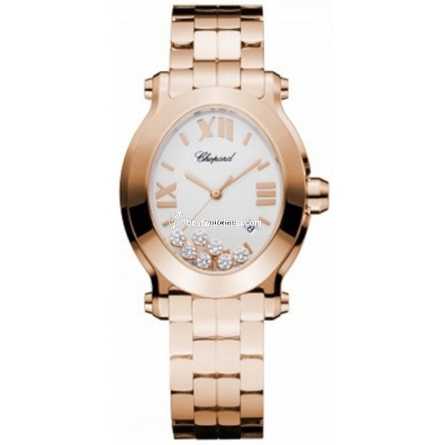 Chopard Happy Sport Womens watch Quartz Rose gold 275350-5002
