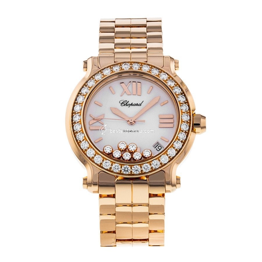 Chopard Happy Sport Womens watch Quartz Rose gold 277481 5001