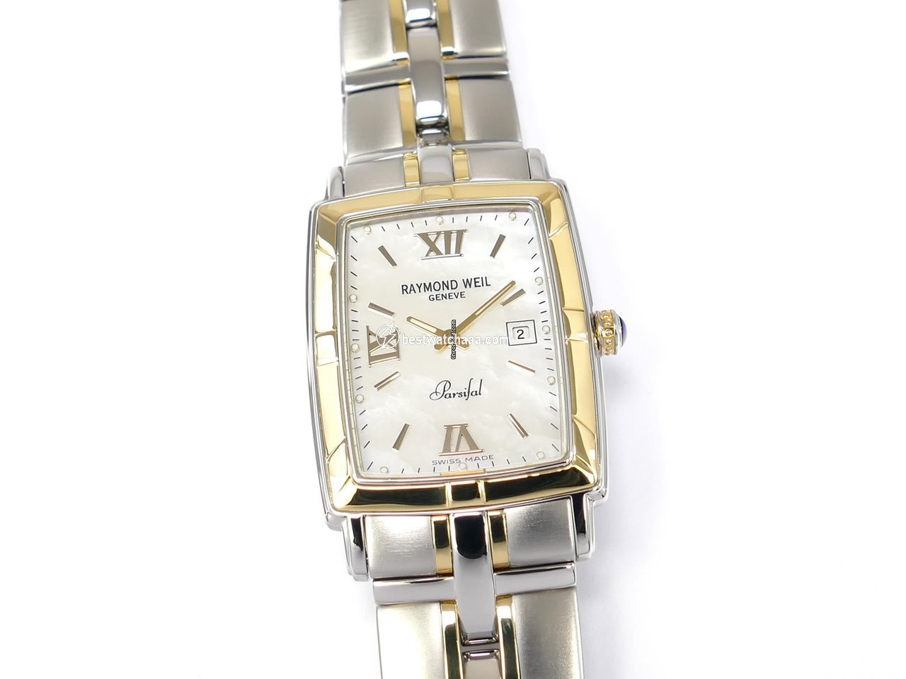 Raymond Weil Parsifal Mens watch Unisex Quartz Gold Steel 9340-STG-00907