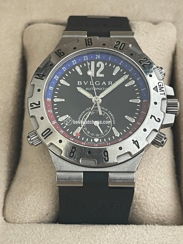 Bulgari Diagono Mens watch Unisex Automatic Steel GMT40S