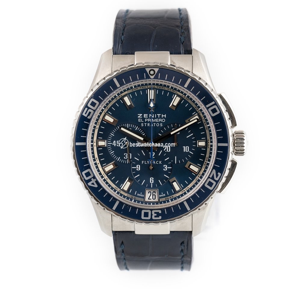 Zenith El Primero Stratos Flyback Mens watch Unisex Automatic Steel 03.2067.405