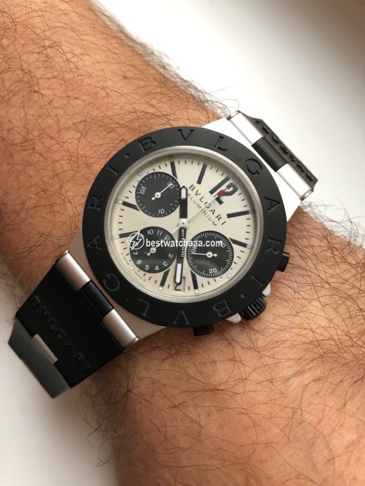 Bulgari Diagono Mens watch Unisex Automatic Aluminum AC 38 TA