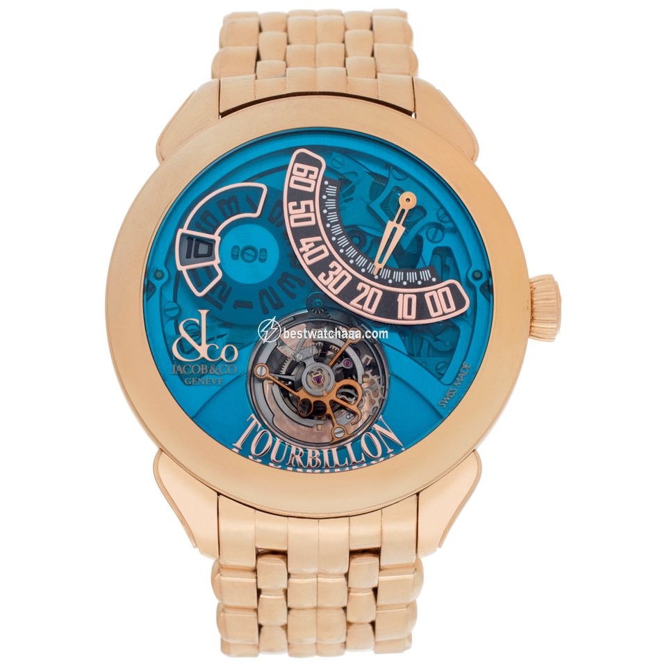 Jacob & Co. Mens watch Unisex Manual winding Rose gold 150.510.4