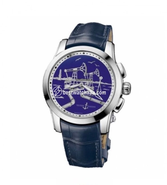 Ulysse Nardin Hourstriker Mens watch Unisex Automatic Platinum 6109-131 ��|3-OIL-BQ