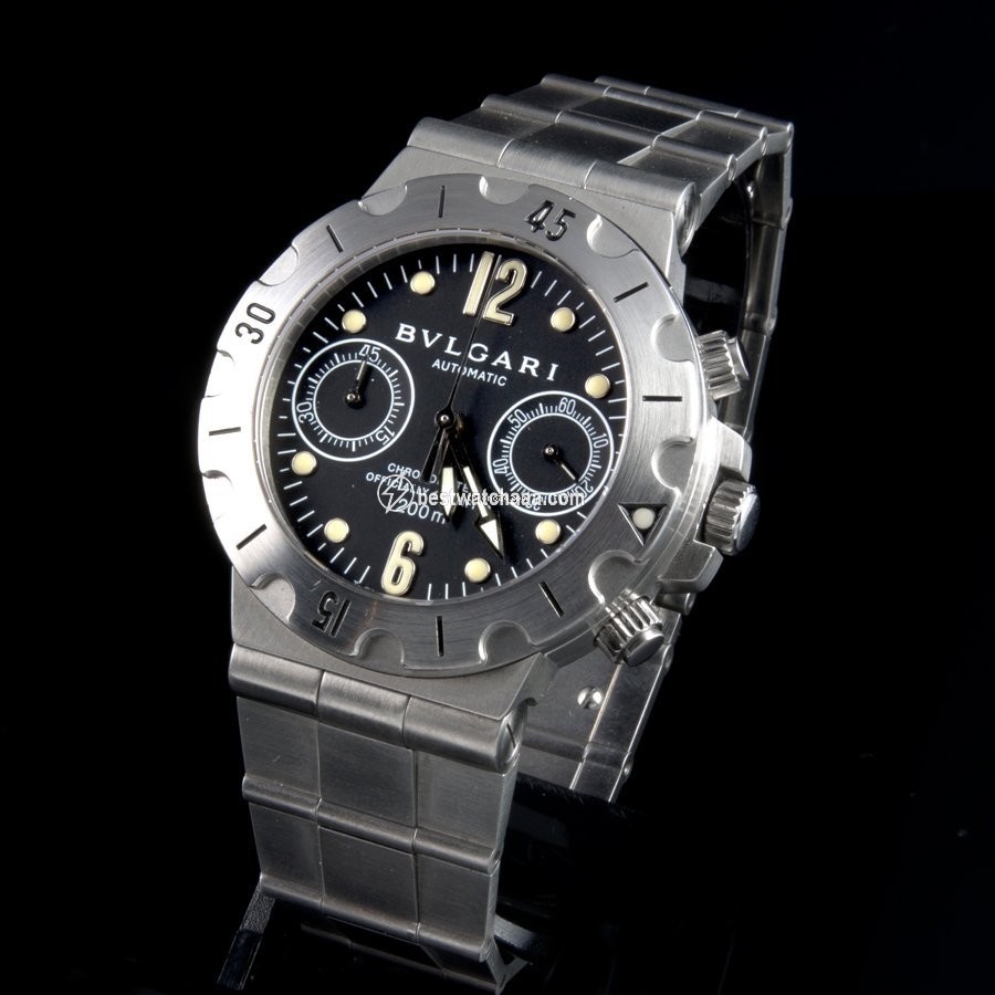 Bulgari Diagono Mens watch Unisex Automatic Steel SC 38 S