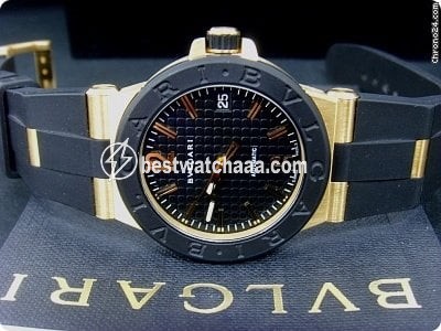 Bulgari Diagono Womens watch Automatic Yellow gold DG35BGVD
