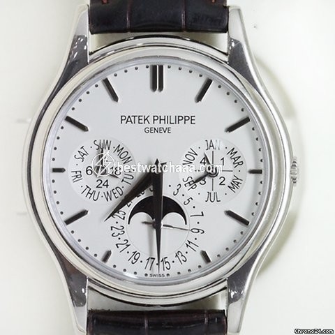 Patek Philippe Perpetual Calendar Mens watch Unisex Automatic White gold 5140G