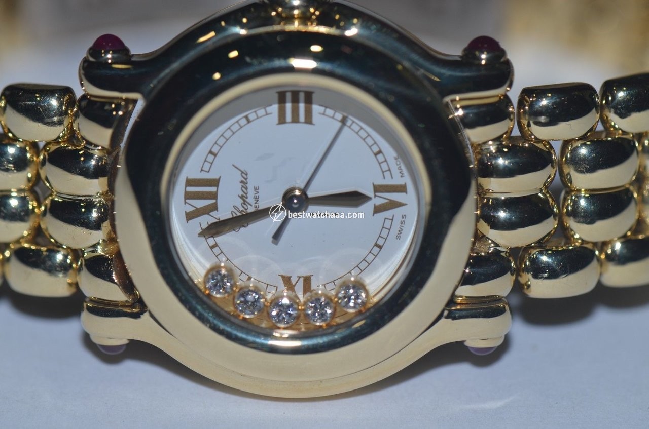 Chopard Happy Sport Womens watch Quartz Yellow gold 27 6150-22