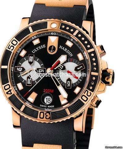Ulysse Nardin Maxi Marine Diver Mens watch Unisex Automatic Rose gold 8006-102-3A 92