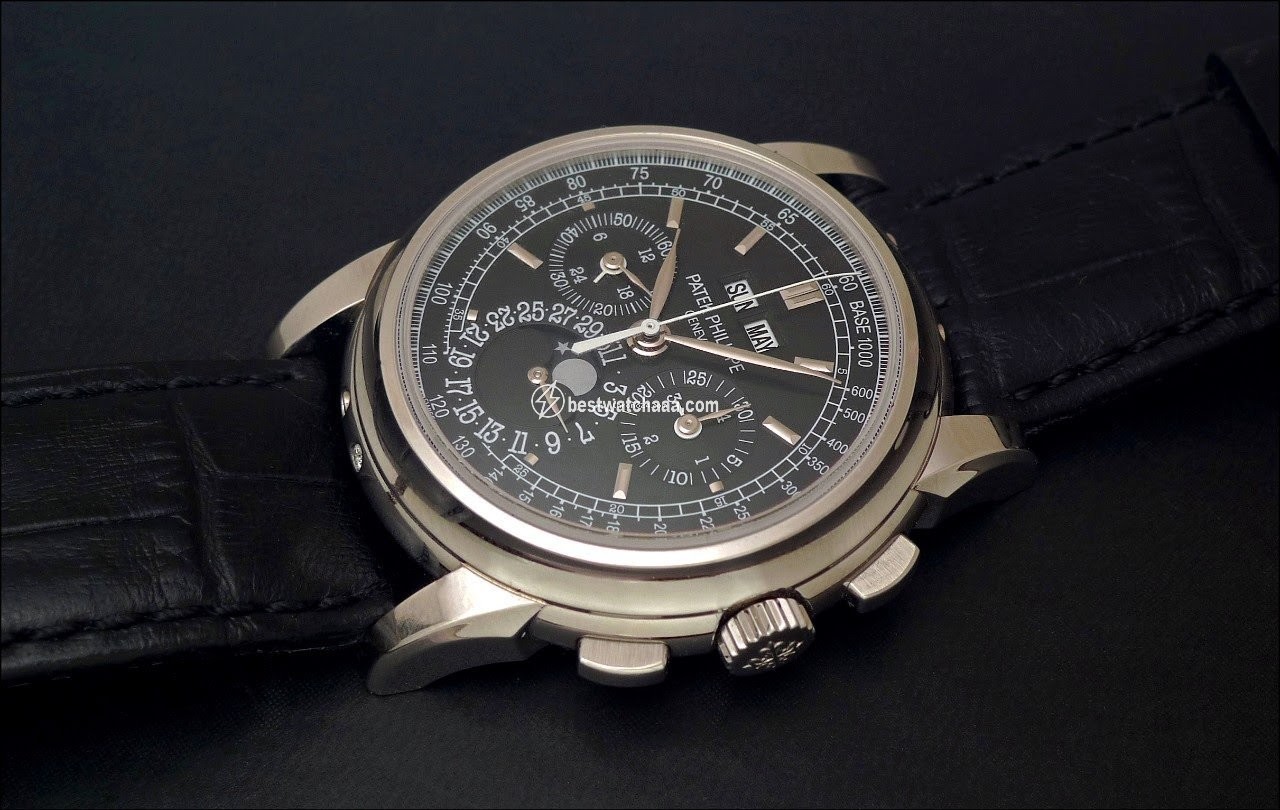 Patek Philippe Perpetual Calendar Chronograph Manual winding Platinum 5970P