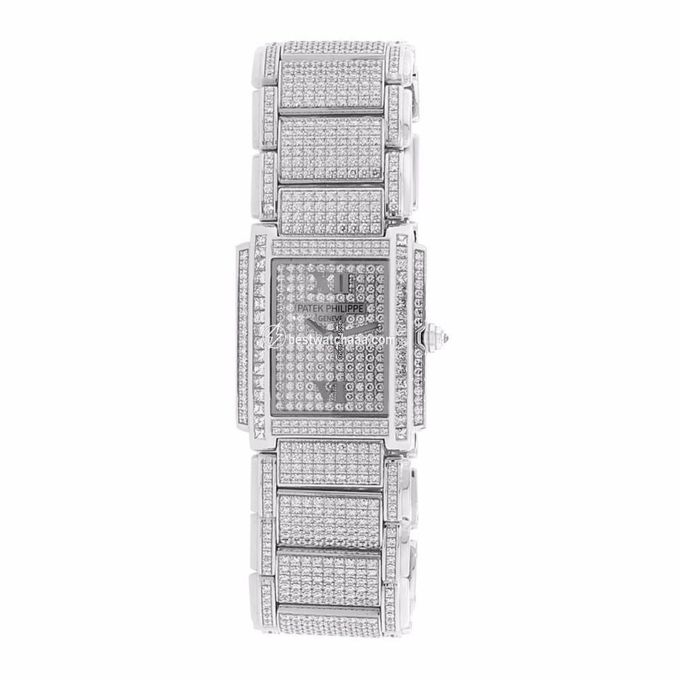 Patek Philippe Twenty~4 Womens watch Quartz White gold 4910 51G-001