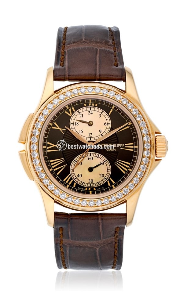 Patek Philippe Travel Time Womens watch Manual winding Rose gold 4934R-001
