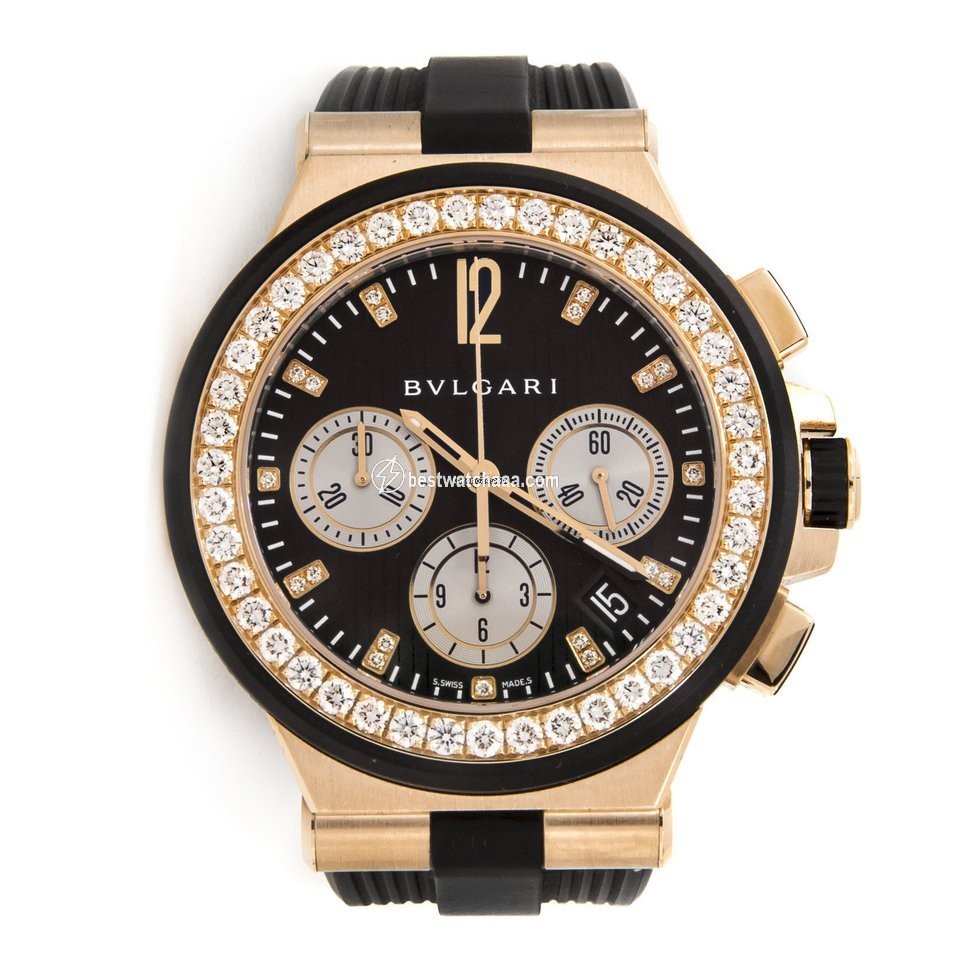 Bulgari Diagono Mens watch Unisex Automatic Rose gold DGP40BGDVDCH 8