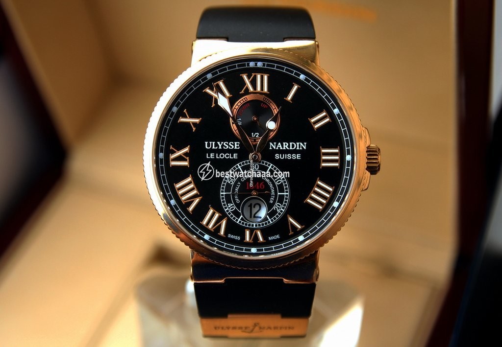 Ulysse Nardin Marine Chronometer Manufacture Mens watch Unisex Automatic Rose gold 1186-126-3 62