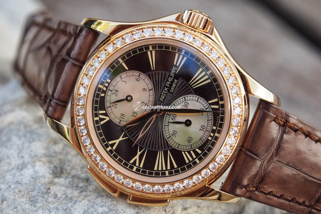 Patek Philippe Travel Time Womens watch Manual winding Yellow gold 4934R