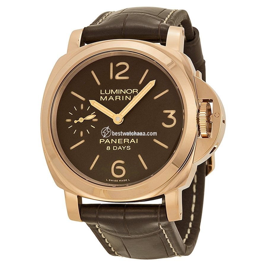 Panerai Luminor Marina 8 Days Mens watch Unisex Manual winding Rose gold PAM00511