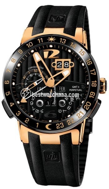 Ulysse Nardin El Toro  Black Toro Mens watch Unisex Automatic Rose gold 326-03-3