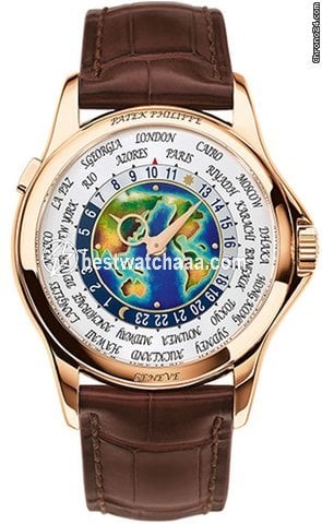 Patek Philippe World Time Mens watch Unisex Automatic Rose gold 5131R