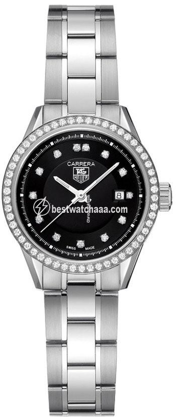 TAG Heuer Carrera Lady Womens watch Quartz Steel WV1412.BA0793