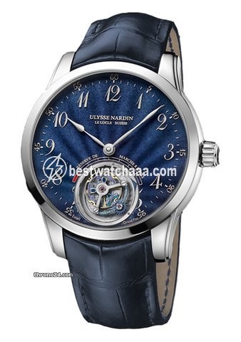 Ulysse Nardin Classic Ulysse Anchor Tourbillon Mens watch Unisex Manual winding White gold 1780-133 E3