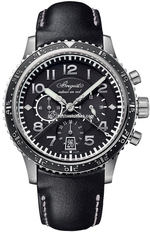 Breguet Type XX - XXI - XXII Mens watch Unisex Automatic Titanium 3810ti h2 3zu