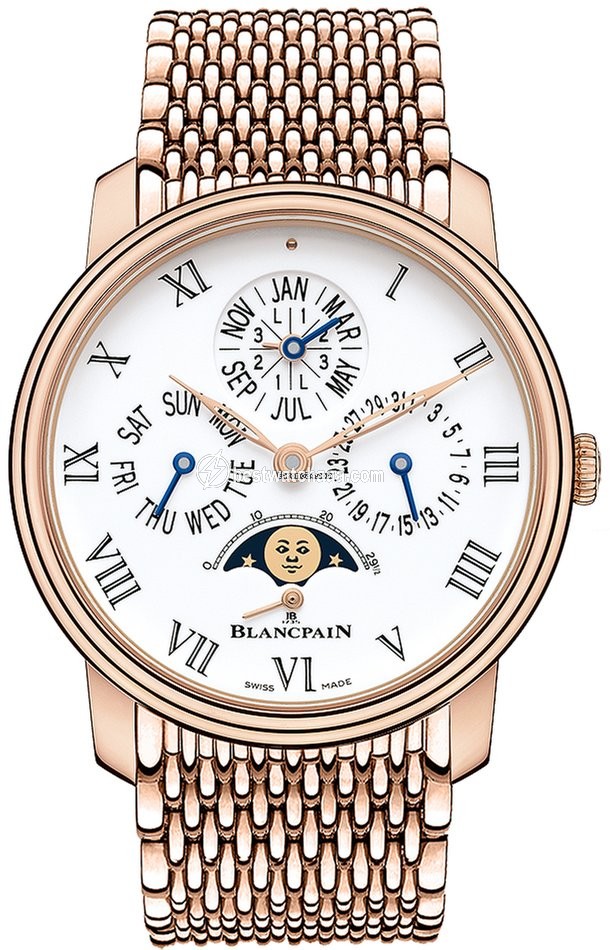 Blancpain Villeret Mens watch Unisex Automatic Rose gold 6659-3631-mmb