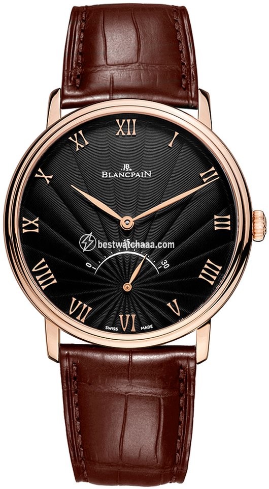 Blancpain Villeret Ultra-Slim Mens watch Unisex Automatic Rose gold 6653-3630-55b