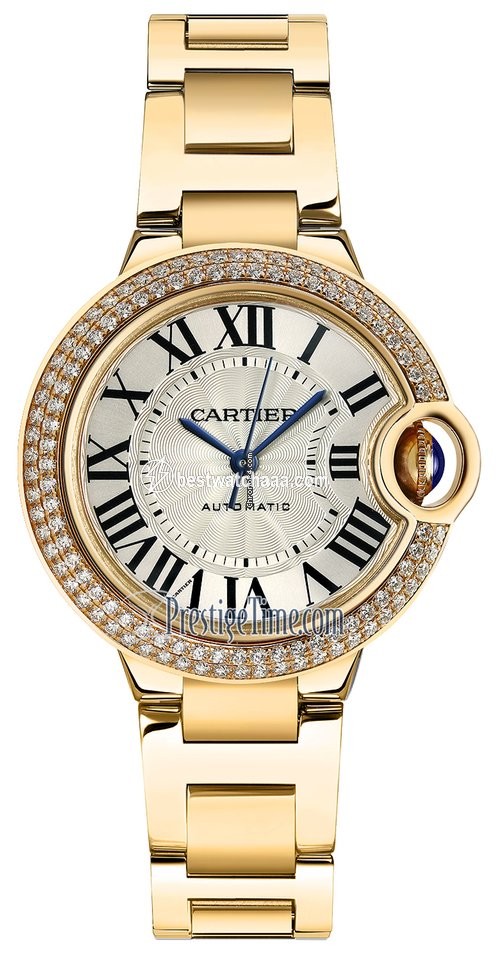 Cartier Ballon Bleu 33mm Womens watch Automatic Yellow gold wjbb0002