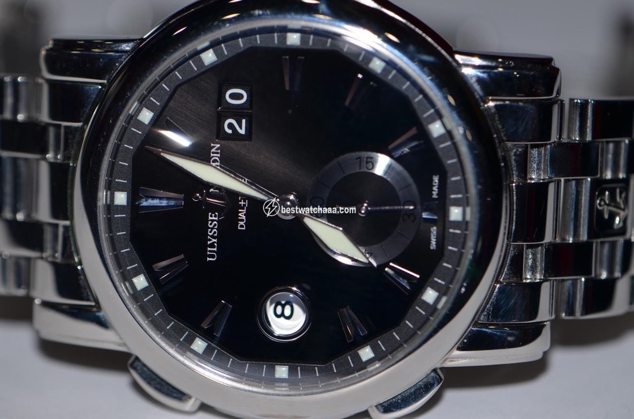 Ulysse Nardin Dual Time Mens watch Unisex Automatic Steel 243-55-7 91
