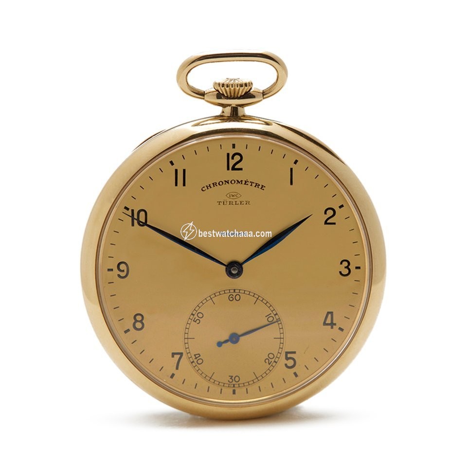 IWC Mens watch Unisex Manual winding Yellow gold Caliber 97