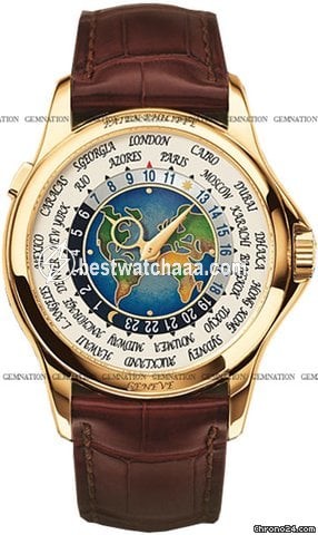 Patek Philippe World Time Mens watch Unisex Automatic Yellow gold 5131J