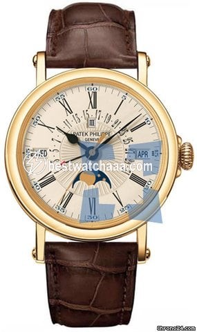 Patek Philippe Perpetual Calendar Mens watch Unisex Automatic Yellow gold 5159J