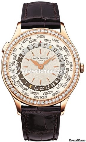 Patek Philippe World Time Womens watch Automatic Rose gold 7130R