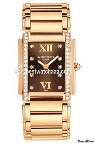Patek Philippe Twenty~4 Womens watch Quartz Rose gold 4908.11R