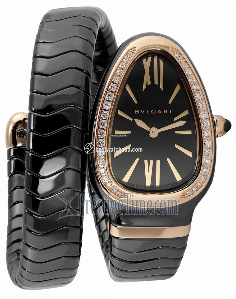 Bulgari Serpenti Womens watch Quartz Ceramic 102532 spc35bgdbcgd1.1t