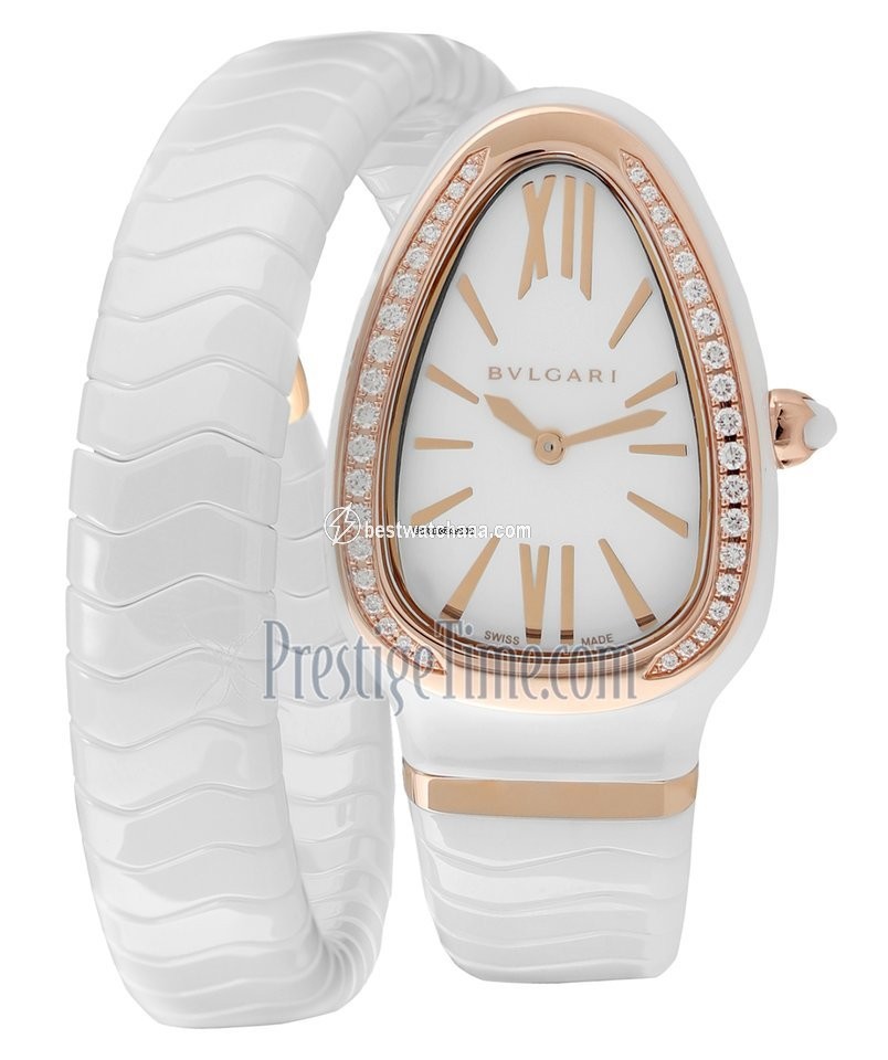 Bulgari Serpenti Womens watch Quartz Ceramic 102613 spc35wgdwcgd1.1t