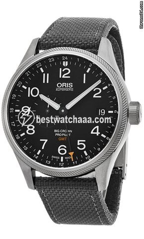Oris Big Crown ProPilot GMT Mens watch Unisex Automatic Steel 01 748 7710 4164 07 5 22 17FC