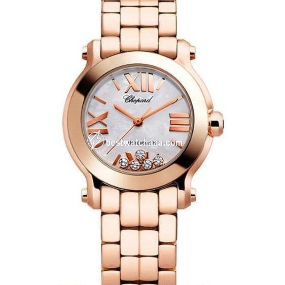 Chopard Happy Sport Womens watch Quartz Rose gold 274189-5003