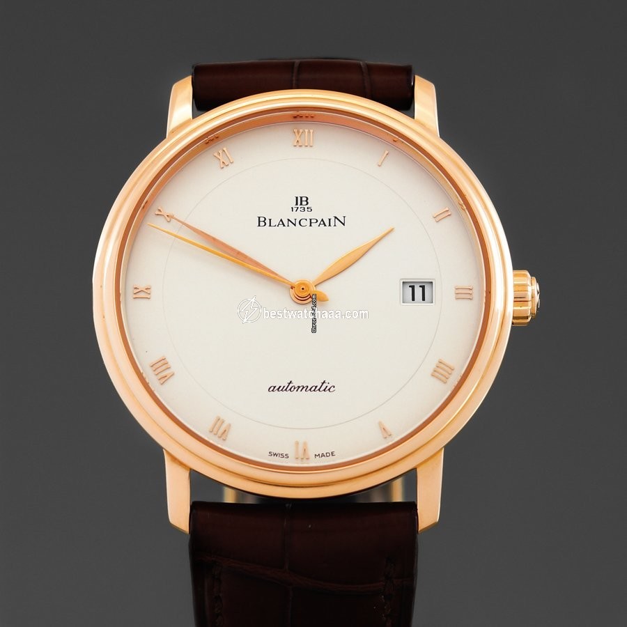 Blancpain Villeret Ultra-Slim Mens watch Unisex Automatic Rose gold 6223-3642-55