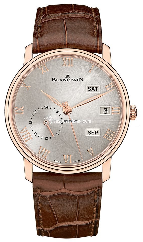 Blancpain Villeret Mens watch Unisex Automatic Rose gold 6670a-3642-55b