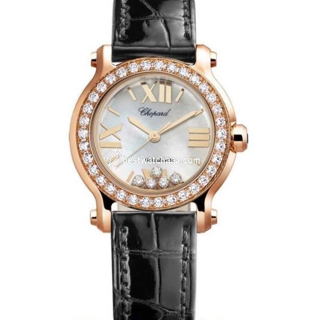 Chopard Happy Sport Womens watch Quartz Rose gold 274189-5005