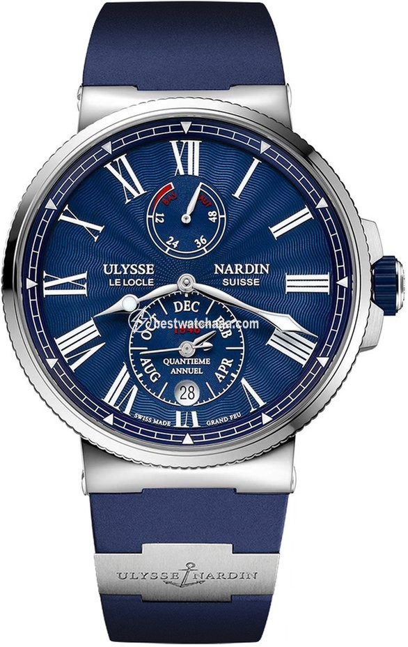 Ulysse Nardin Marine Chronometer 43mm Mens watch Unisex Automatic Steel 1133-210-3 e3
