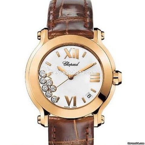 Chopard Happy Sport Womens watch Quartz Rose gold 27 7471-5001