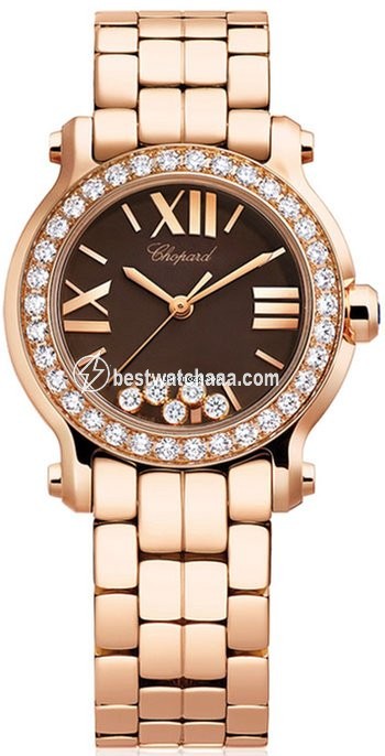 Chopard Happy Sport Womens watch Quartz Rose gold 274189-5008