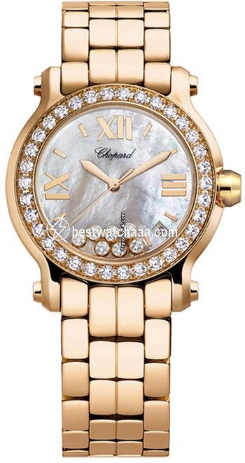 Chopard Happy Sport Womens watch Quartz Rose gold 277481-5001