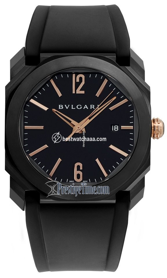 Bulgari Octo Mens watch Unisex Automatic Steel 102581 bgo41bbsvd ULTRANERO