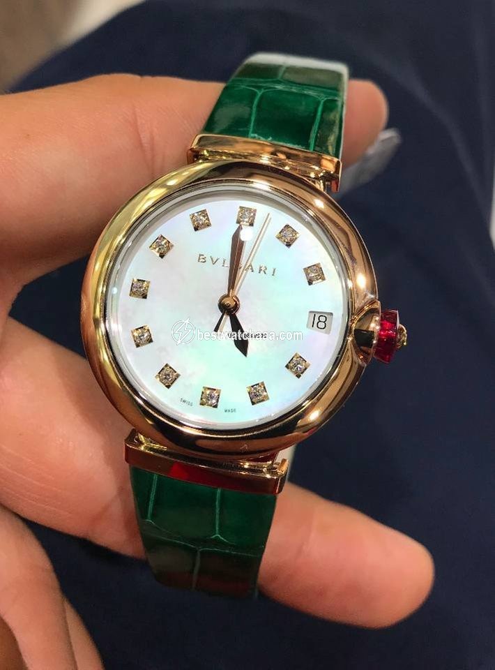 Bulgari Lucea Womens watch Automatic Rose gold LU33WSPGLD 11.GRE
